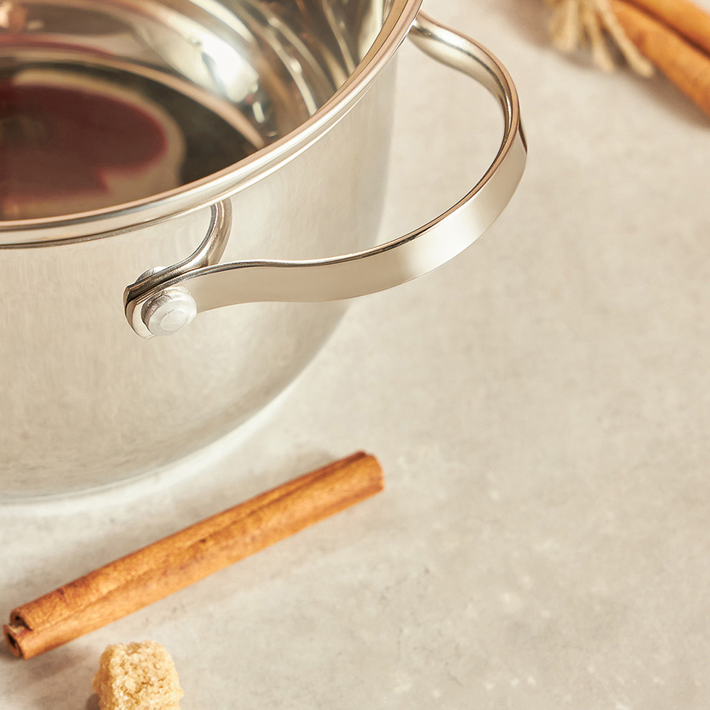 VETTA Бирмингем Кастрюля 18х11,5см, 2,7л, со стекл. крышкой, индукция, арт.№ 822-136