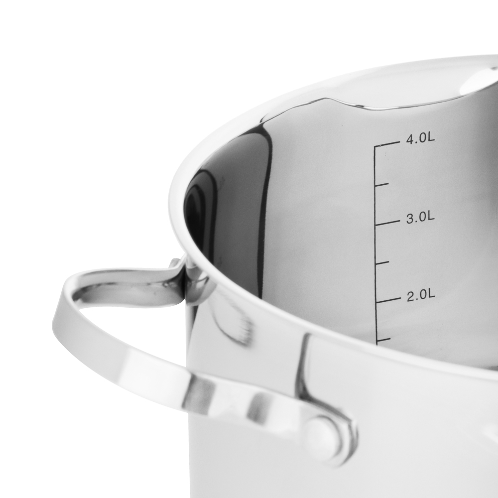 VETTA Бирмингем Кастрюля 22х13,5см, 4,8л, со стекл. крышкой, индукция, арт.№ 822-138