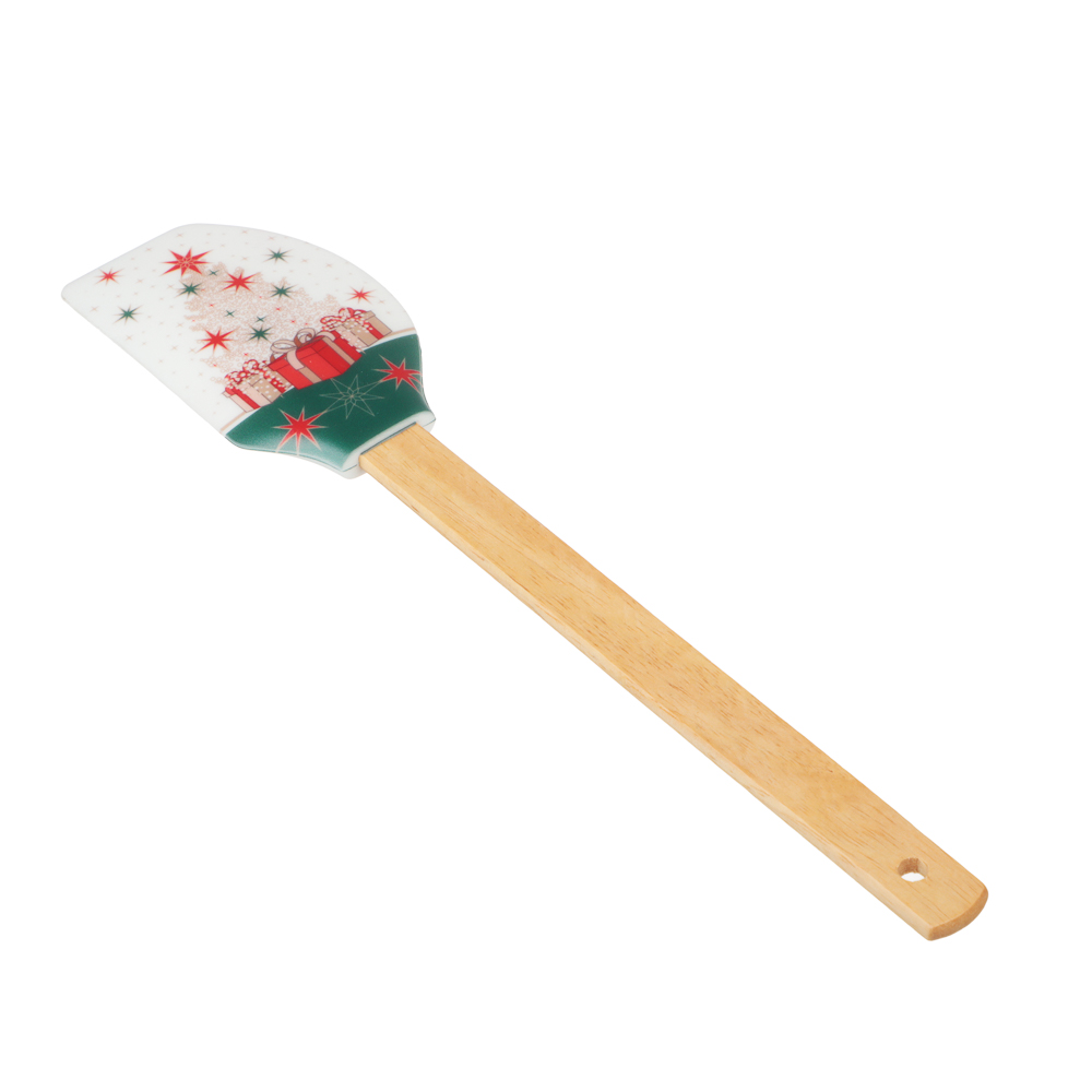 Новогодняя коллекция Набор 5 пр., коврик для выпечки, лопатка, формы для печенья 3 шт нерж.сталь,сер, арт.№ 856-221