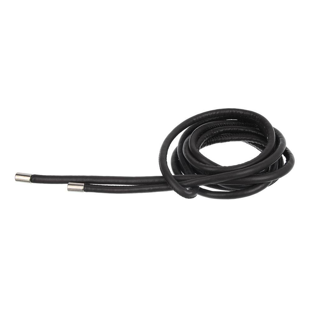 ЮL Ремень шнур, ПУ, металл, ширина 0,8см, длина 260см, 2 цвета, РЖ25-03, арт.№ 311-436