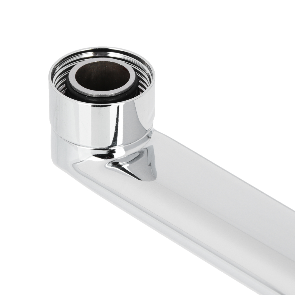 Излив смесителя для ванны, плоский прямой, 40см, нерж. сталь, арт.№ 565-013