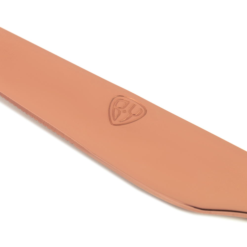 BY COLLECTION Ларре Нож столовый, 1 пр. на блистере, нерж.сталь 18/10 (white line), арт.№ 815-408