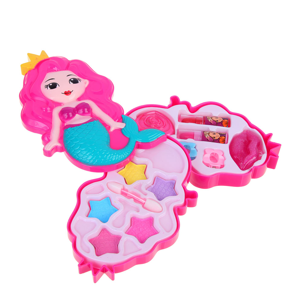 BY Русские Супергерои Набор детской косметики: тени, блеск, помады, лак, аппликатор, заколки, #10386, арт.№ 330-558