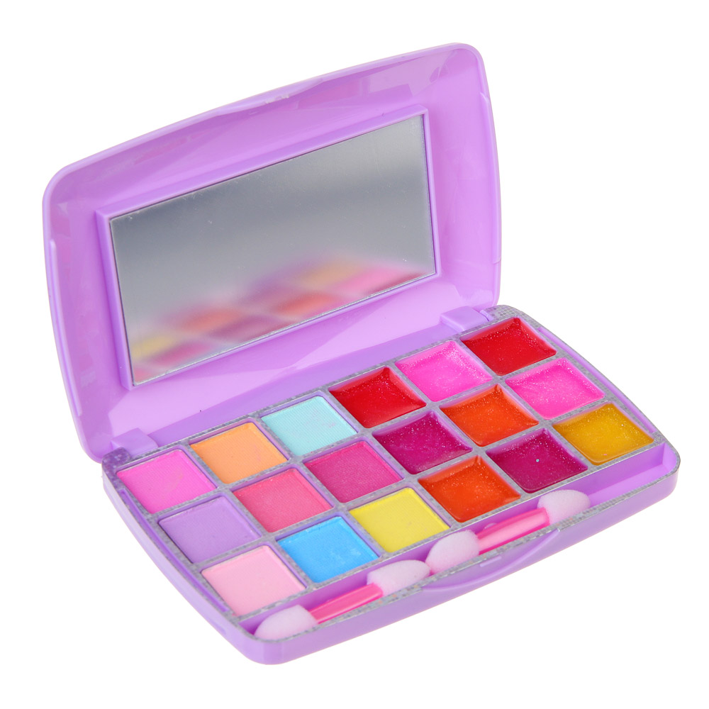 BY Русские Супергерои Набор детской косметики: тени, блески, лак, аппликатор, зеркало, #77107A, МП-2, арт.№ 330-561