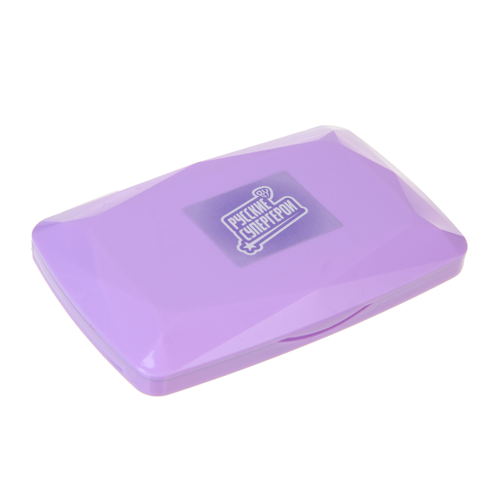 BY Русские Супергерои Набор детской косметики: тени, блески, лак, аппликатор, зеркало, #77107A, МП-2, арт.№ 330-561