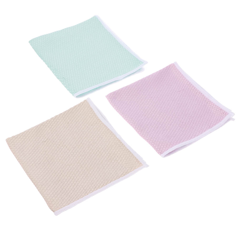 Салфетка для стекол и зеркал тм VETTA, 30х30см, микрофибра 210г/кв.м., 3 цвета, арт.№ 448-077