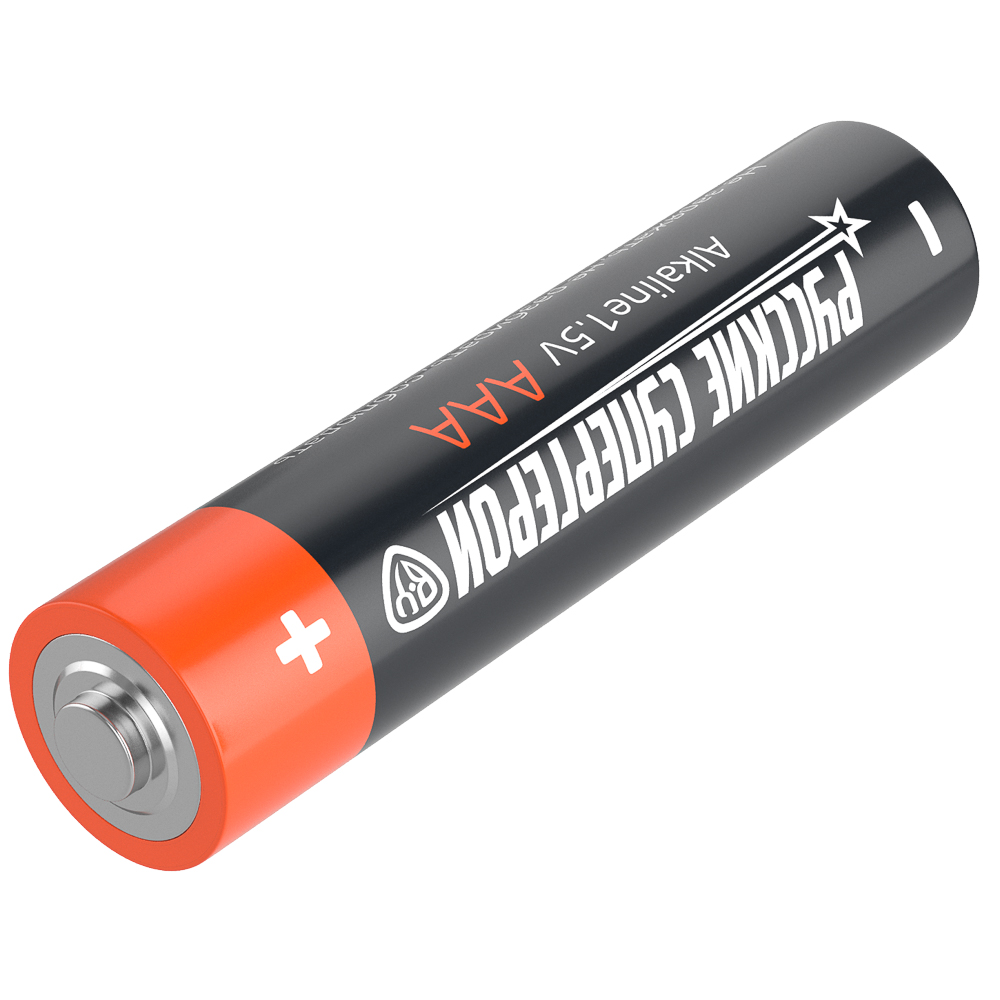 Батарейки AAA BY Русские Супергерои 4шт в блистере, щелочные, Герои, ПЕРЕСВЕТ, арт.№ 917-024