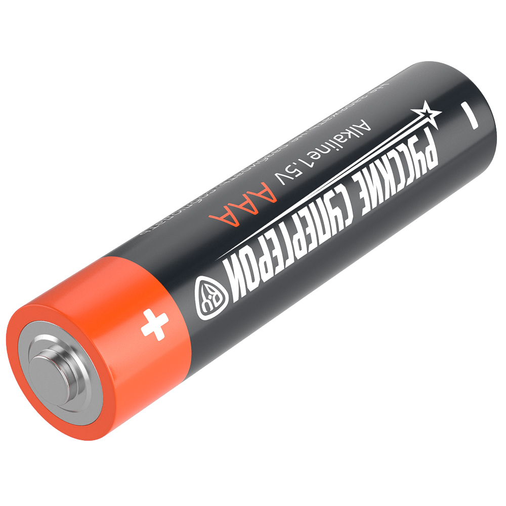 Батарейки AAA BY Русские Супергерои 4шт в блистере, щелочные, Герои, КОНЁК, арт.№ 917-026