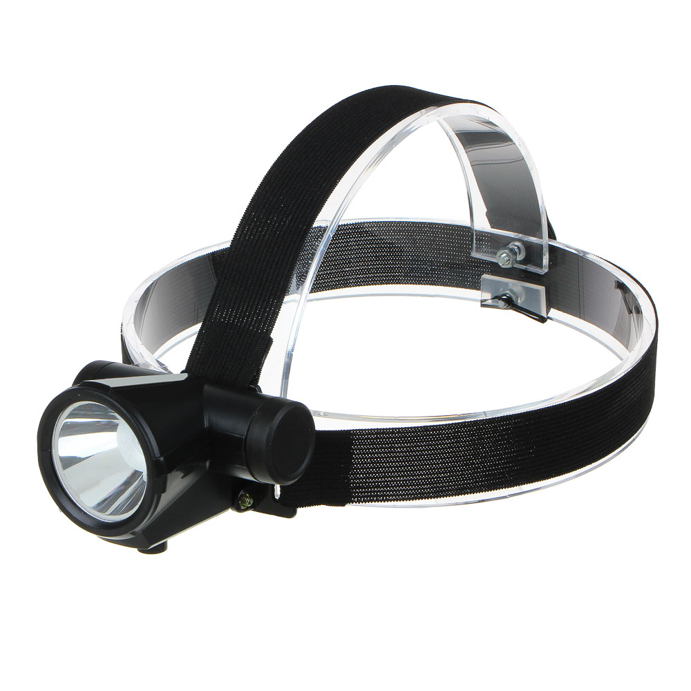 Фонарь налобный тм ЕРМАК, 1 LED, 3 Вт, 8х6х6,2 см, 2 режима, 1200мАч, USB кабель, пластик, арт.№ 221-018