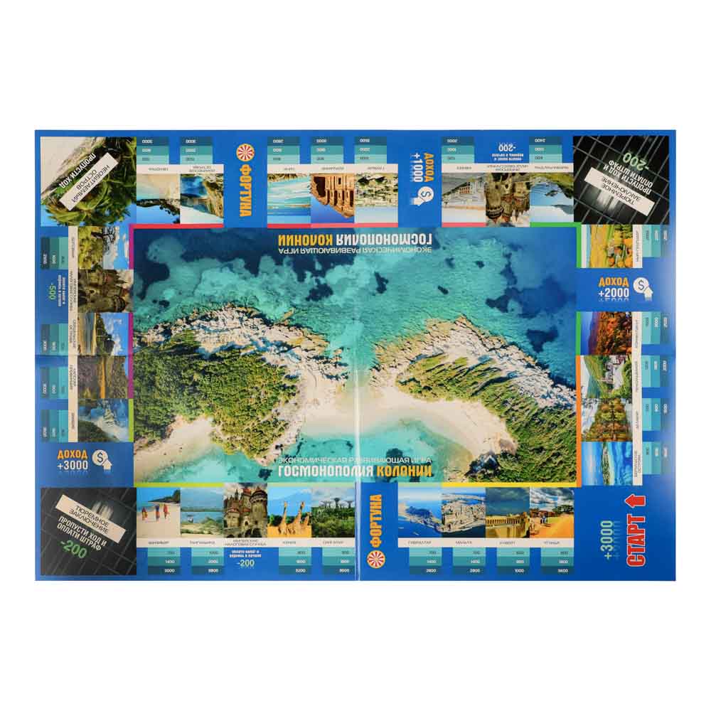 Экономическая игра для всей семьи, ГОСМОНОПОЛИЯ, 37x26x5 см, арт.№ 538-192