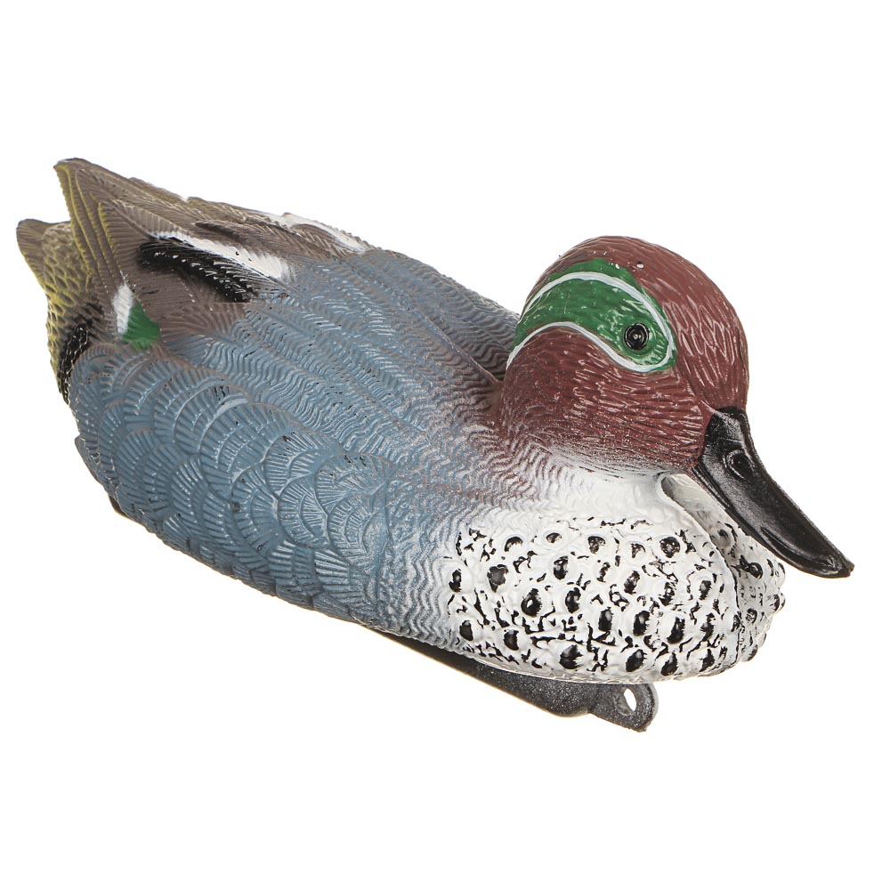 Птица водоплавающая "Утка" 27x12x11см, "Селезень" 36x15x15см, пластик 2 дизайна, арт.№ 162-180