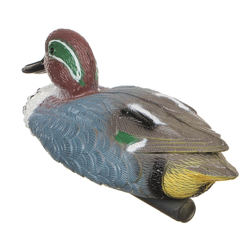 Птица водоплавающая "Утка" 27x12x11см, "Селезень" 36x15x15см, пластик 2 дизайна, арт.№ 162-180