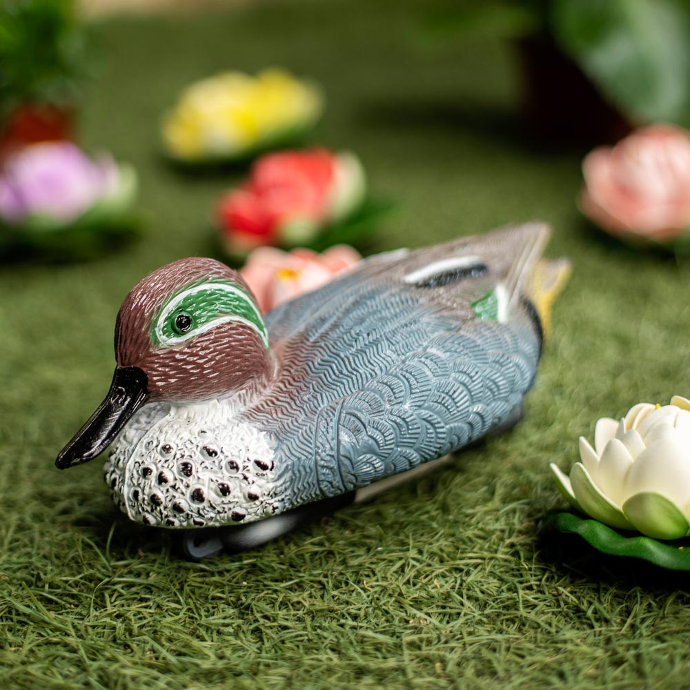 Птица водоплавающая "Утка" 27x12x11см, "Селезень" 36x15x15см, пластик 2 дизайна, арт.№ 162-180