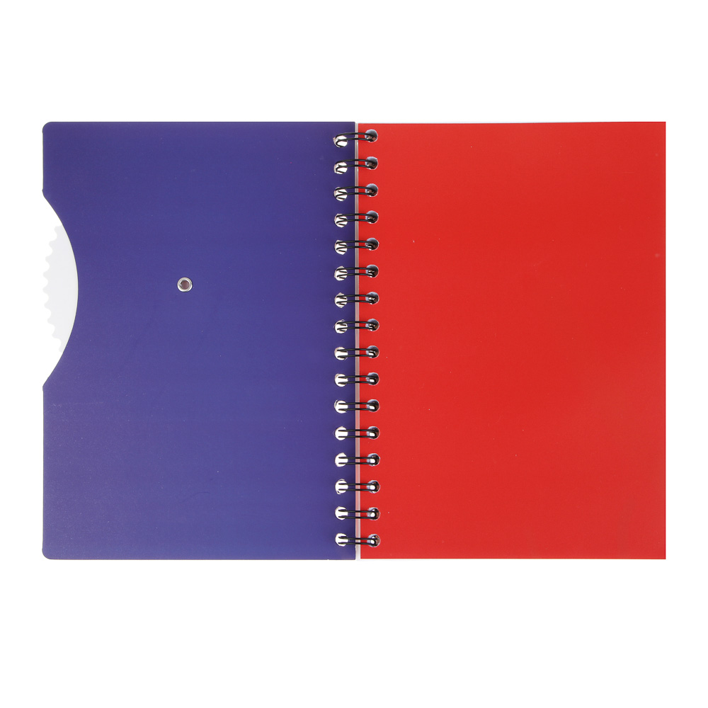 Записная книжка 96 листов А5 Ледибаг/Супер-Кот, тв.обл., спираль, окно, вращ.элемент, серия "Кор", 2 дизайна, арт.№ 811-019