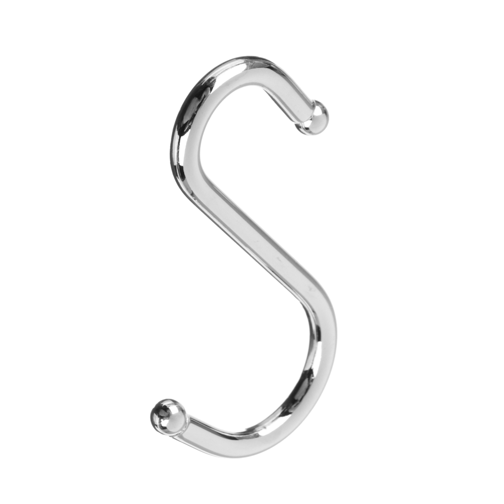 Набор крючков S-образных тм VETTA, хромированная сталь, 4 шт, арт.№ 481-021