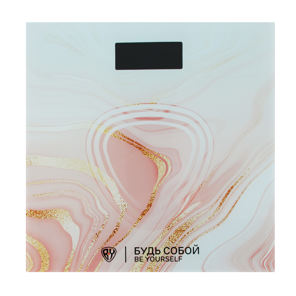 BY Весы напольные электронные, ЖК-дисплей, макс. нагр.до 180кг, 28х28х0,5см, арт.№ 487-050