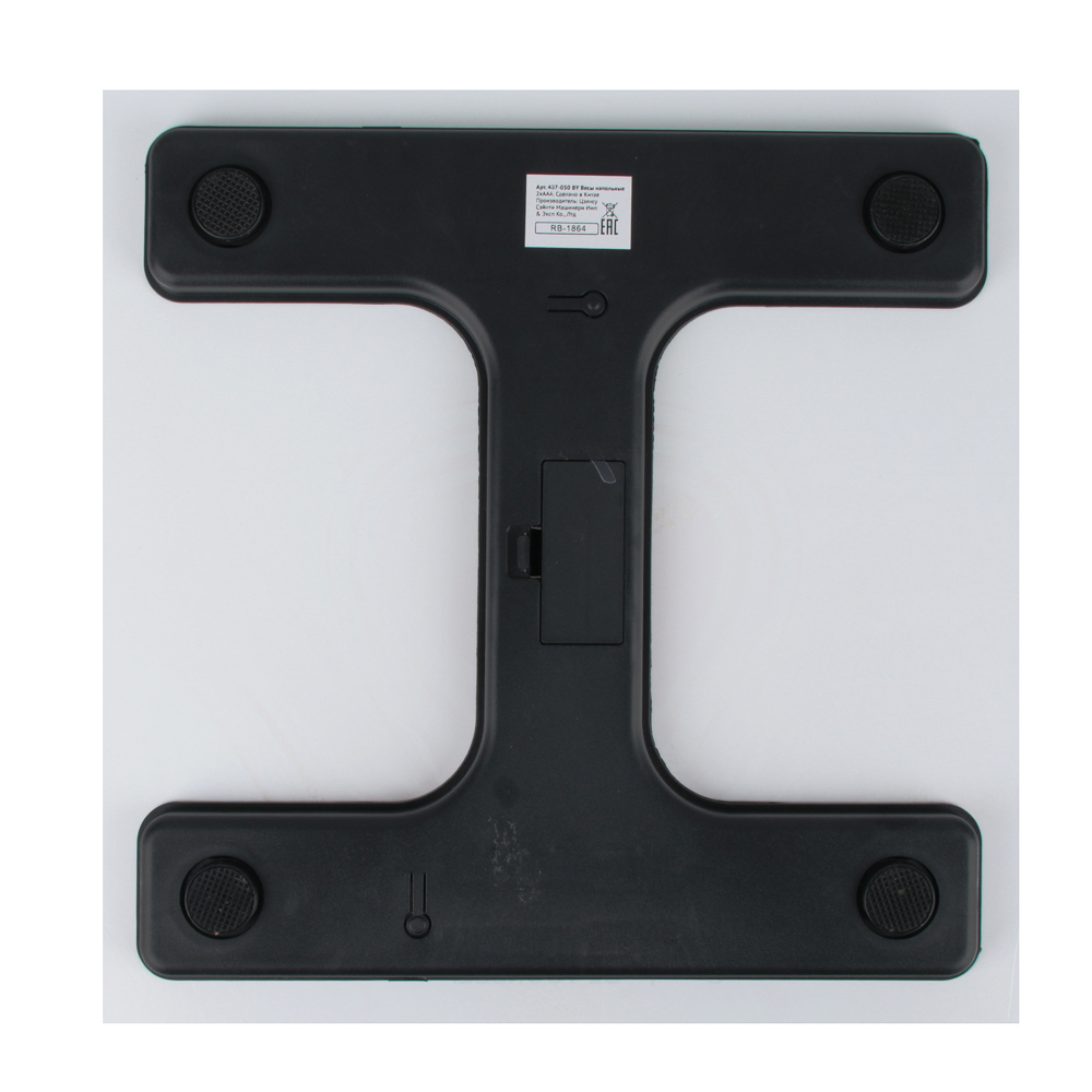 BY Весы напольные электронные, ЖК-дисплей, макс. нагр.до 180кг, 28х28х0,5см, арт.№ 487-050