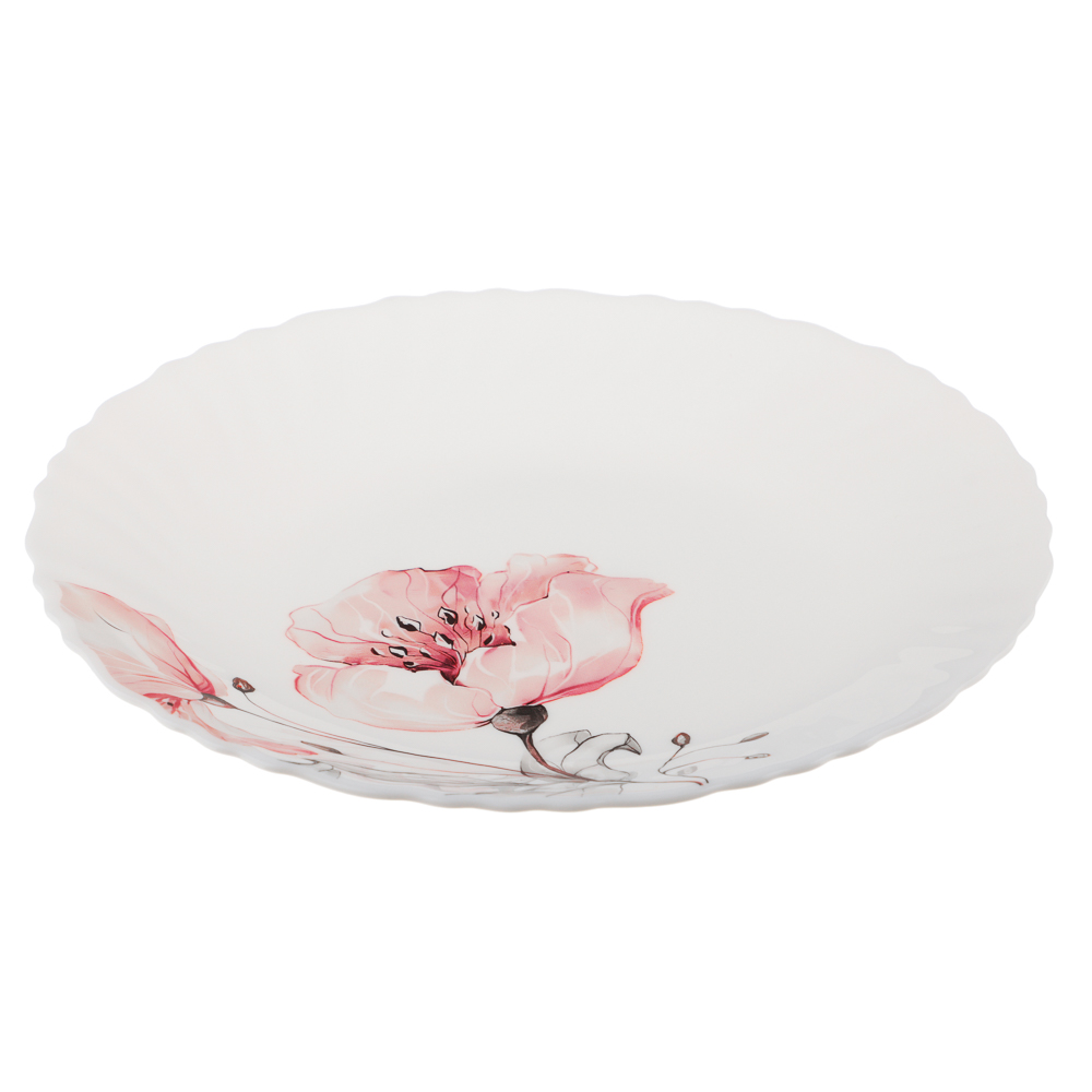 MILLIMI Роселла Тарелка десертная, опаловое стекло, 19см, арт.№ 818-877