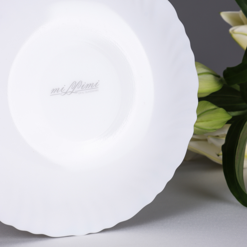 MILLIMI Роселла Тарелка десертная, опаловое стекло, 19см, арт.№ 818-877