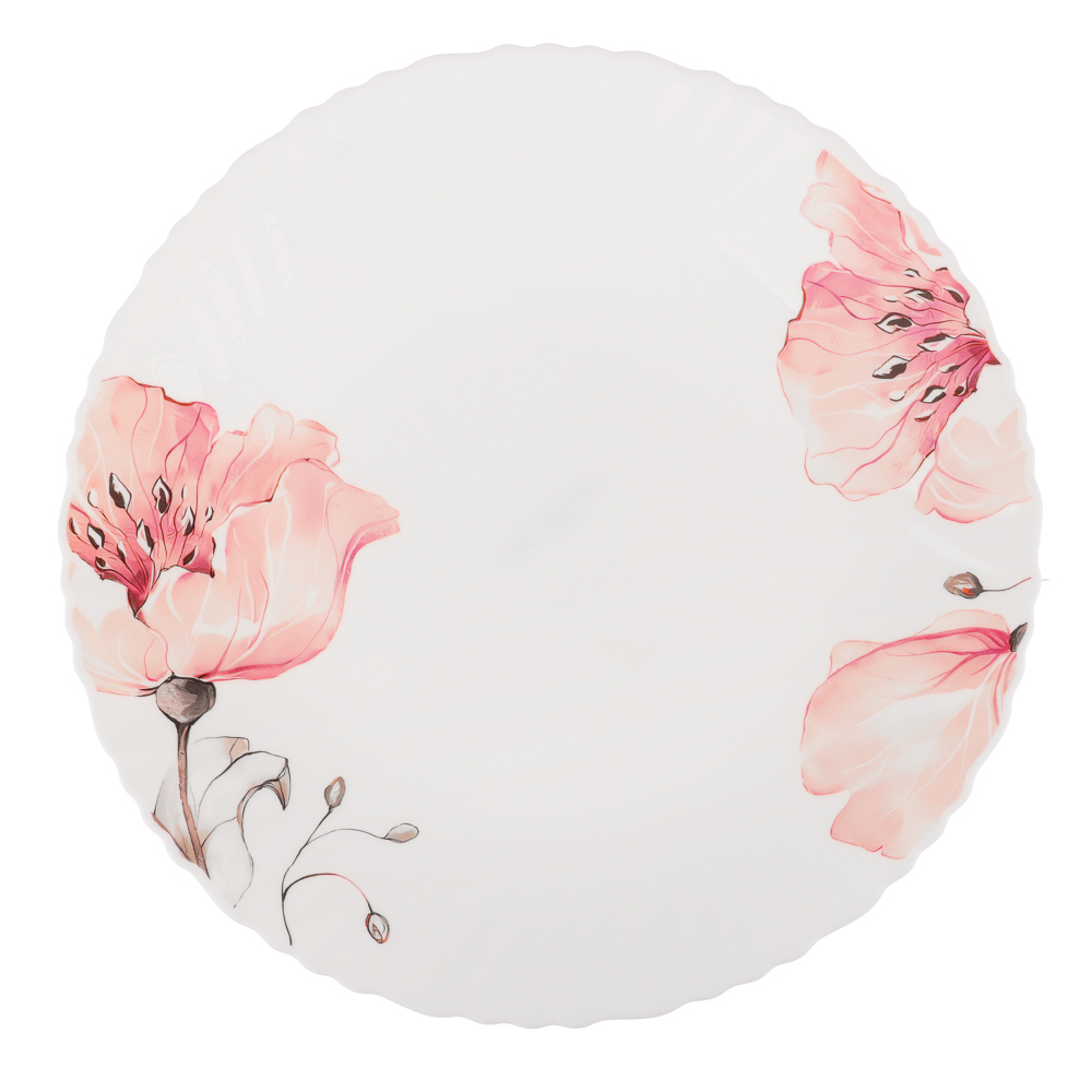 MILLIMI Роселла Тарелка подстановочная, опаловое стекло, 24см, арт.№ 818-878