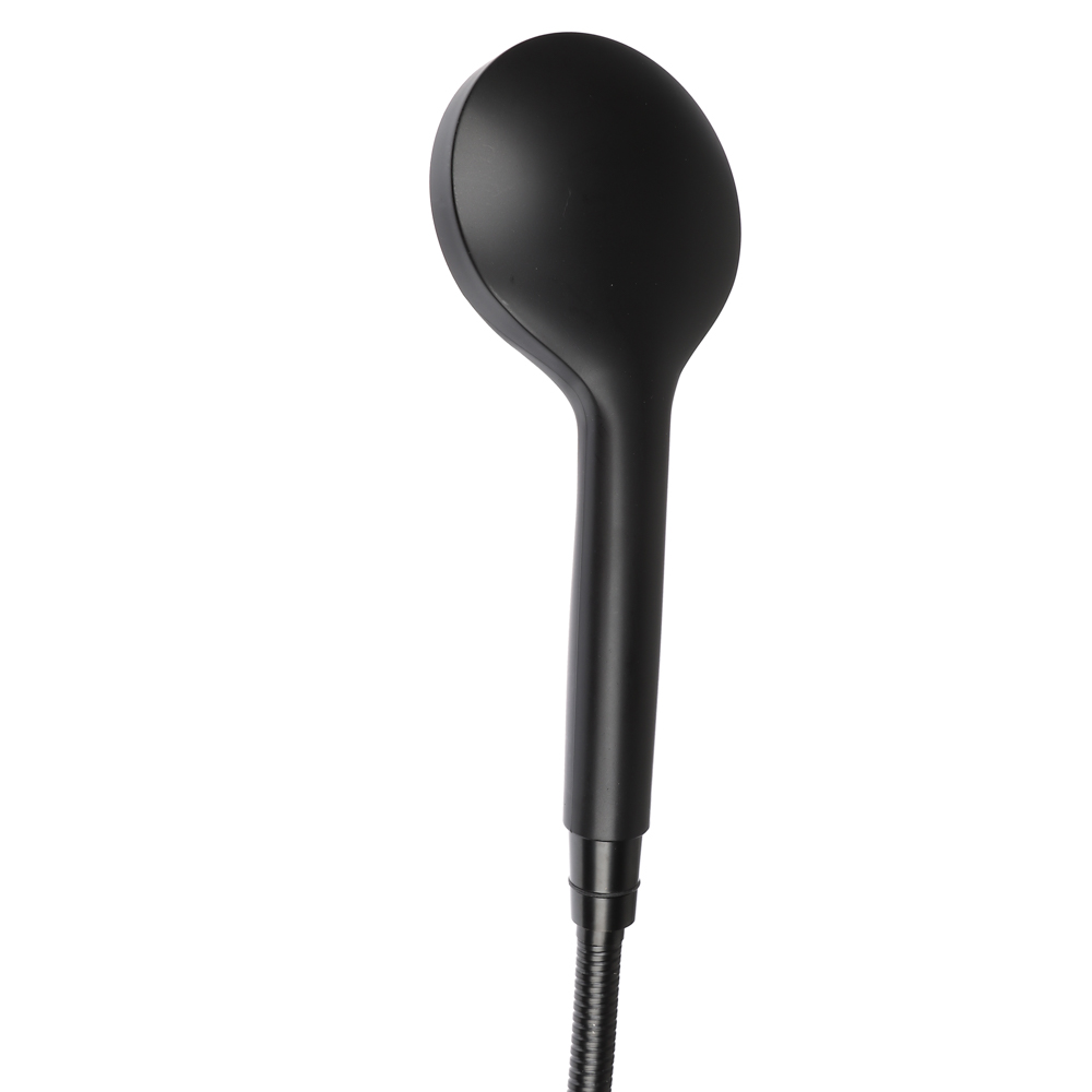 RAIN Набор для душа, лейка 100мм, 1 режим, шланг 150см, держатель, черный, арт.№ 545-001