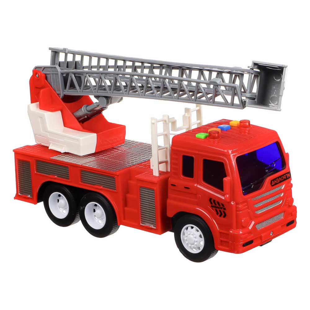 ИГРОЛЕНД Машина инерционная, свет, звук, 3хAG13, пластик, 25х9-17х10-12,5 см, 5 дизайнов, арт.№ 292-197