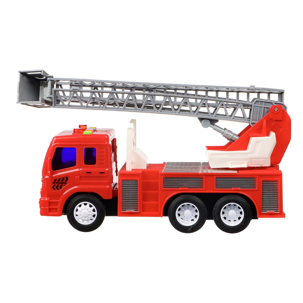 ИГРОЛЕНД Машина инерционная, свет, звук, 3хAG13, пластик, 25х9-17х10-12,5 см, 5 дизайнов, арт.№ 292-197