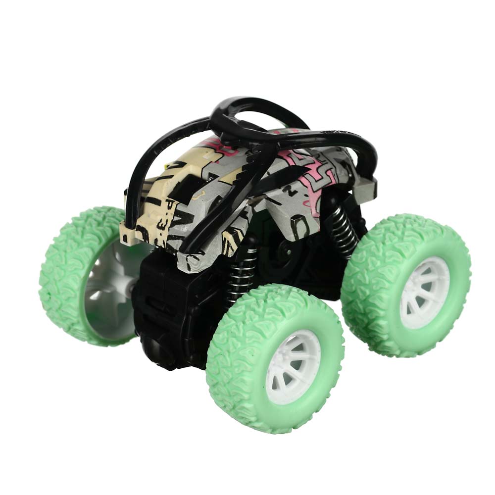 ИГРОЛЕНД Машинка инерционная "Монстр-акробат", ABS, 9х9х7см, 4 цвета, арт.№ 292-225