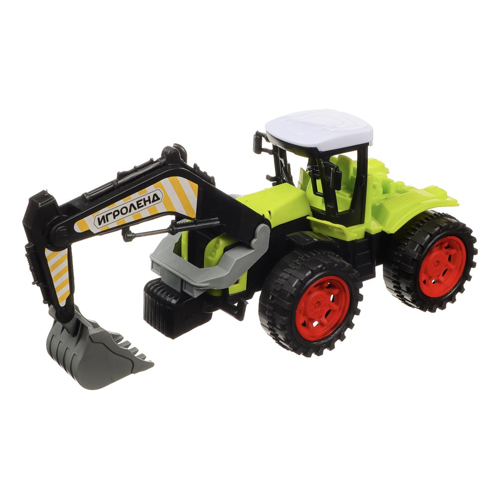 ИГРОЛЕНД Машина в виде Трактора, инерционного, PP, 27х11х12см, 3 дизайна, арт.№ 292-230