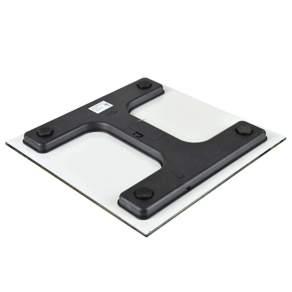 Весы напольные электронные "Юмор", ЖК-дисплей, макс. нагр.до 180кг, 28х28х0,5см, арт.№ 487-044