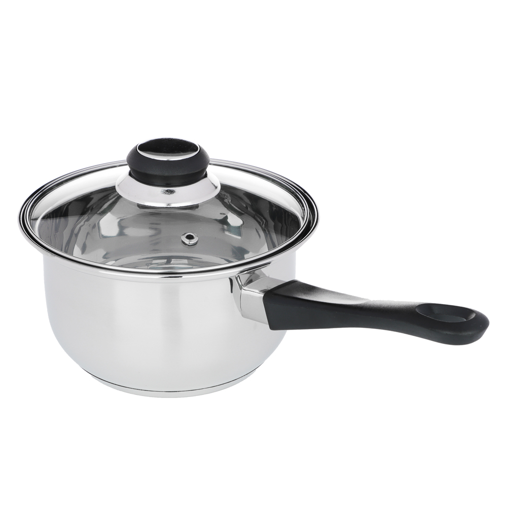 Стрейтон Ковш 16х9,5см, 1,4л, со стекл. крышкой, арт.№ 822-117