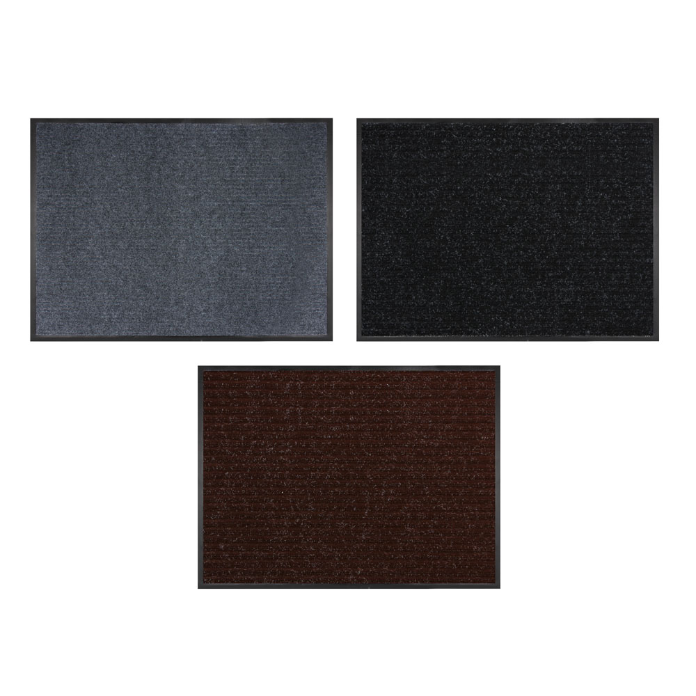 Коврик придверный тм VETTA Flort, иглопробивной, в полоску, 80х110см, 550г/м2, 3 цвета, арт.№ 466-347