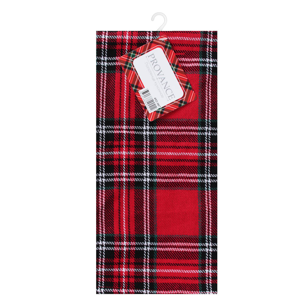 PROVANCE Шотландка Полотенце кухонное, 100% хлопок, 40х60см, арт.№ 492-007