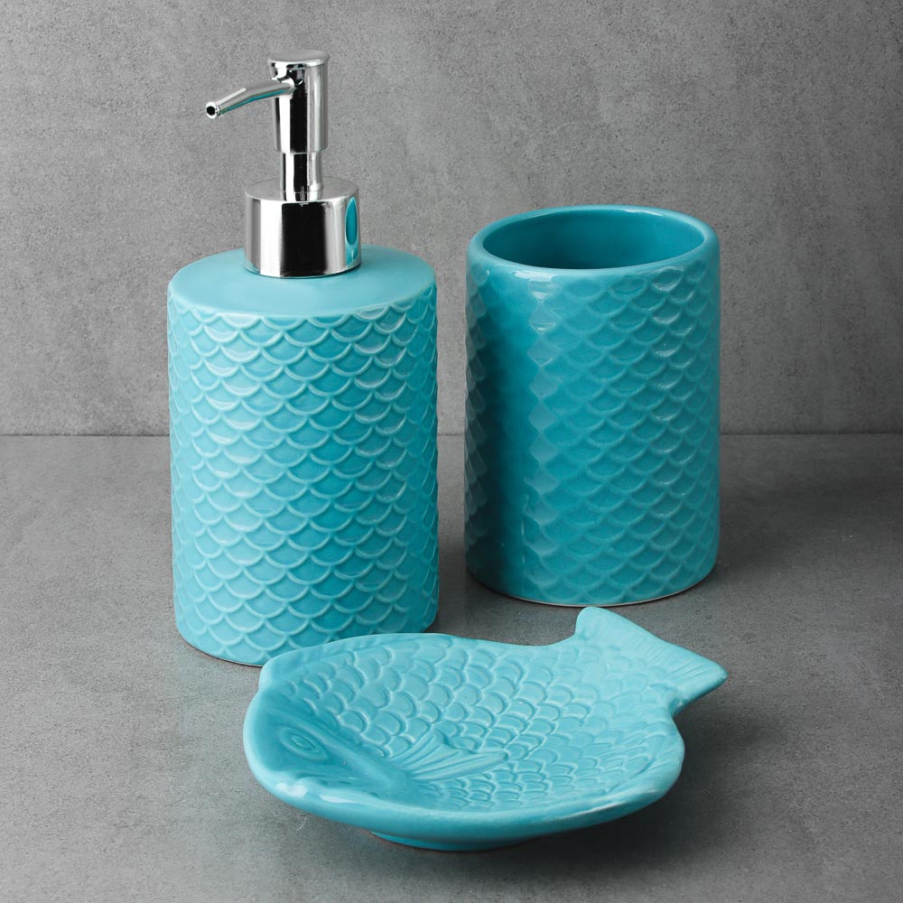 VETTA Набор для ванной 3 пр., керамика, "Лагуна", 2 дизайна, арт.№ 463-946