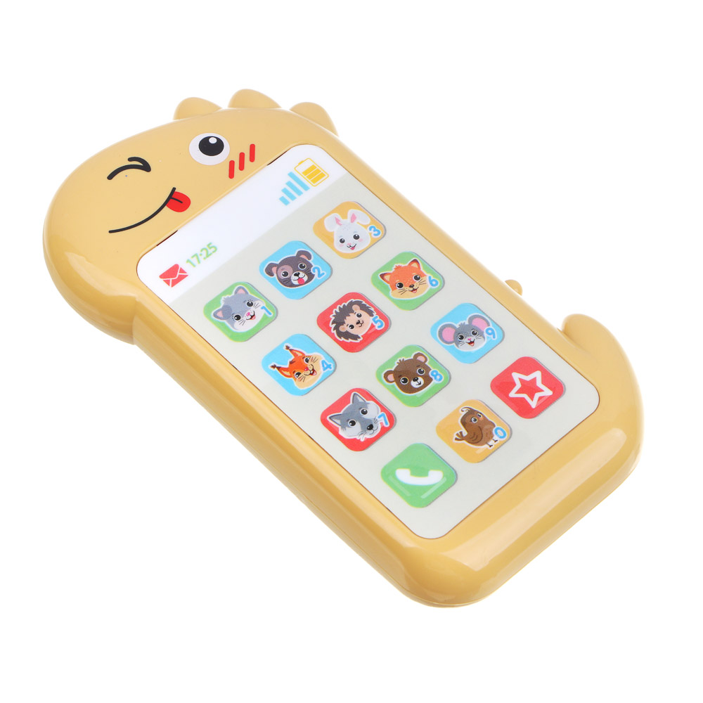 ИГРОЛЕНД Бэби-телефон музыкальный "Дракоша", звук, ABS, 7,5х2х13 см, 2хААА, арт.№ 272-861