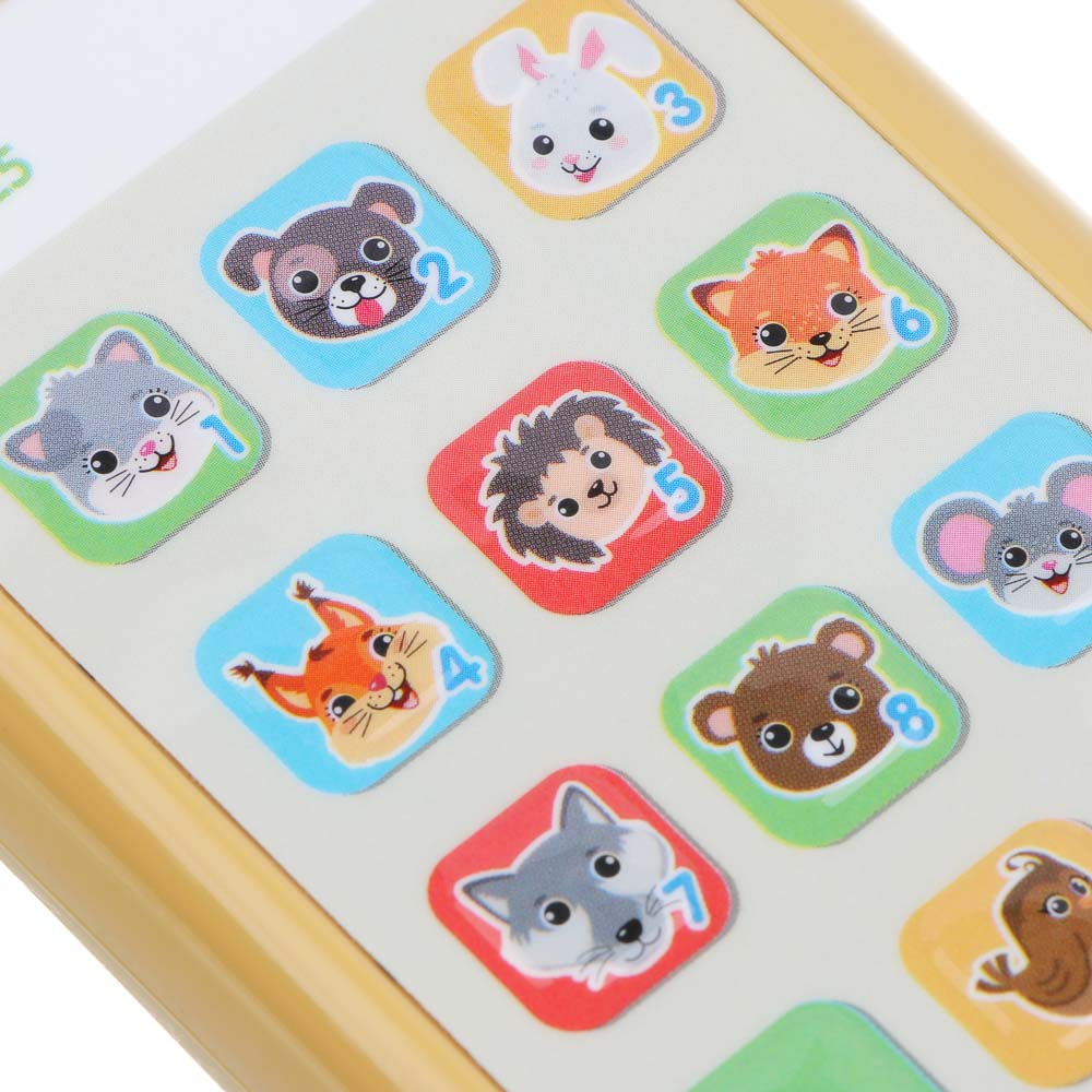 ИГРОЛЕНД Бэби-телефон музыкальный "Дракоша", звук, ABS, 7,5х2х13 см, 2хААА, арт.№ 272-861