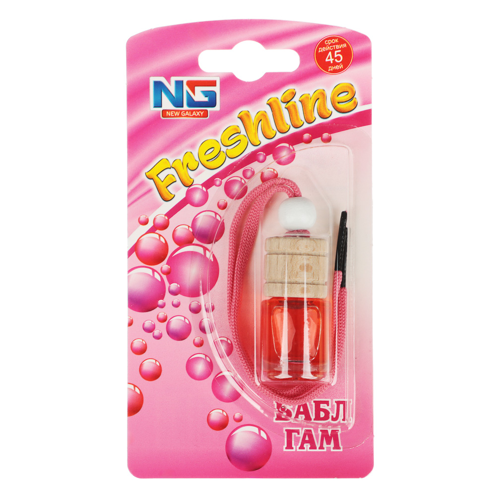 NEW GALAXY Ароматизатор Freshline, лист 24 шт, цена за шт, 5 мл, арт.№ 794-350