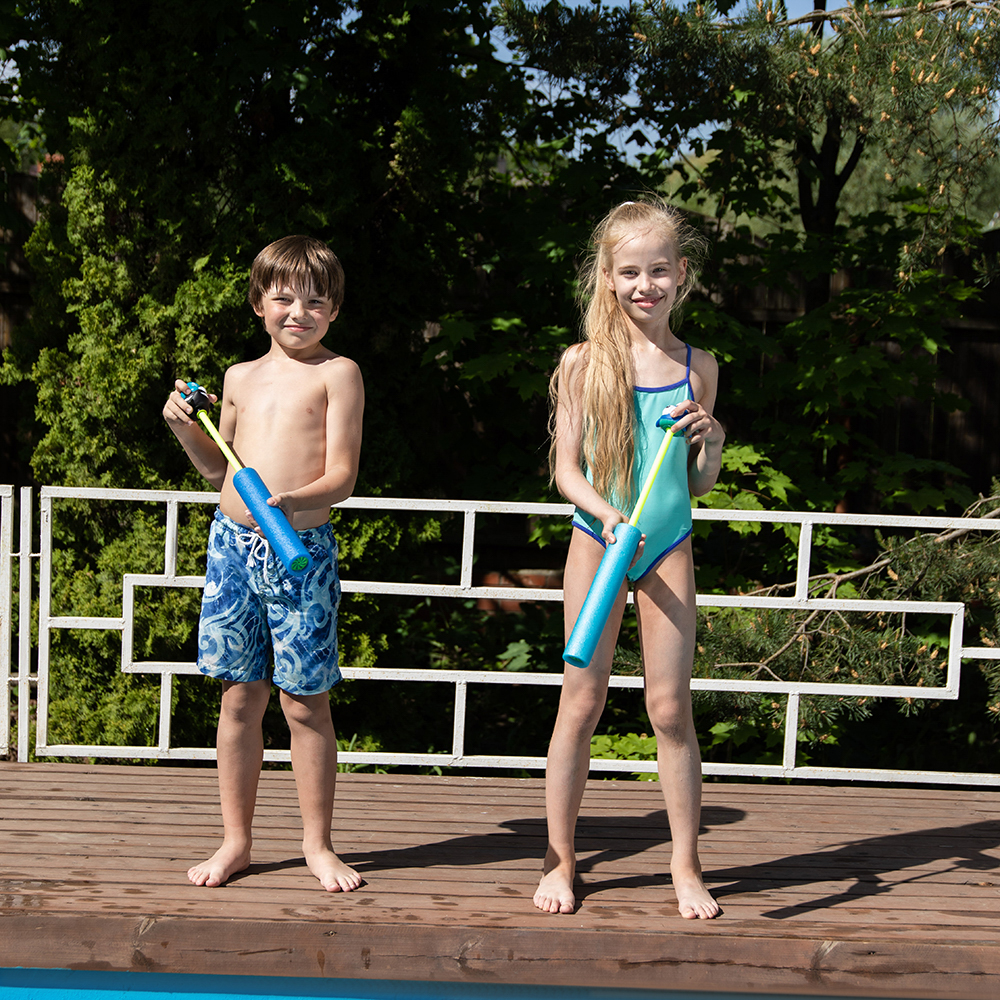 SILAPRO Помповая пушка, 35х5см, пластик, 3 вида, арт.№ 134-225