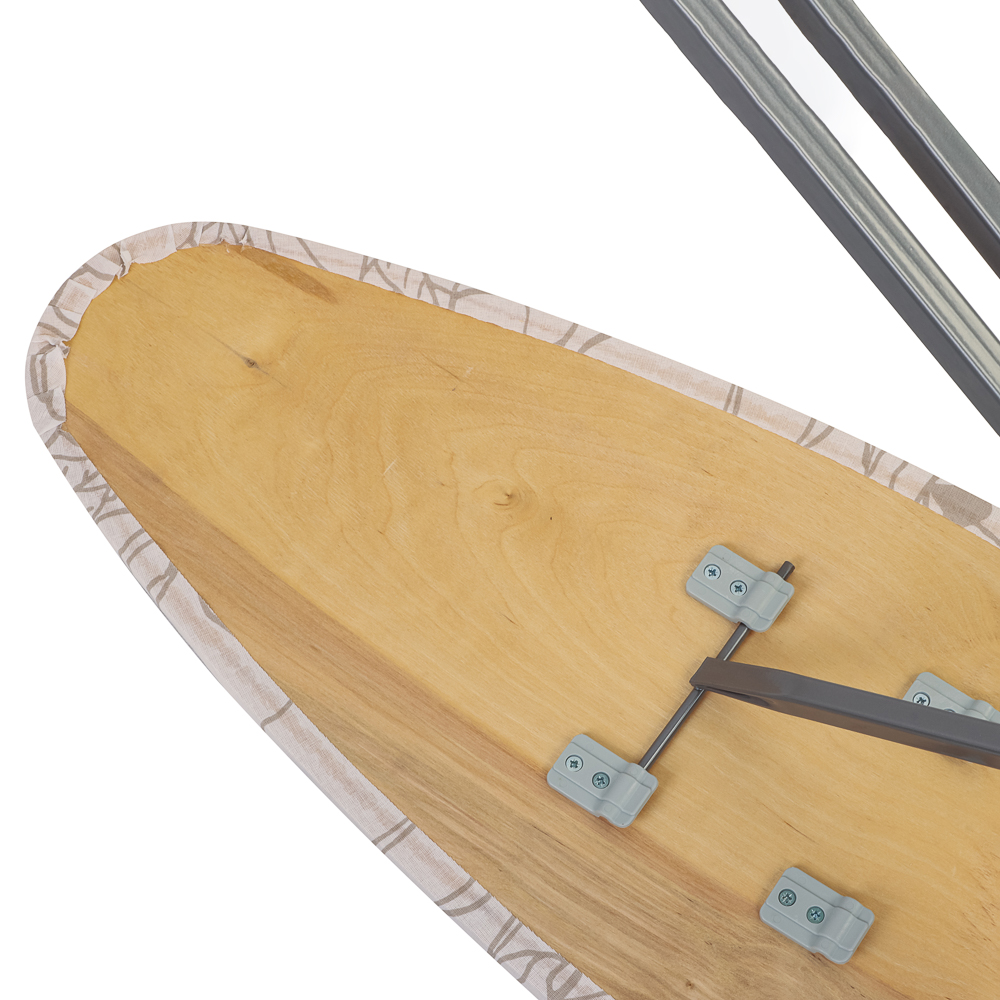 НИКА Доска гладильная Ника-3 Фанера 122,5x 34,5см, h70-80см, подст.под утюг, удлинитель, Н3, арт.№ 451-096