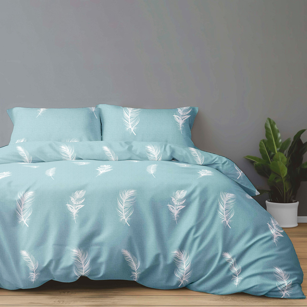 PROVANCE Комплект постельного белья 1,5 (4 предмета), бязь, 100% хлопок, перья, арт.№ 421-379