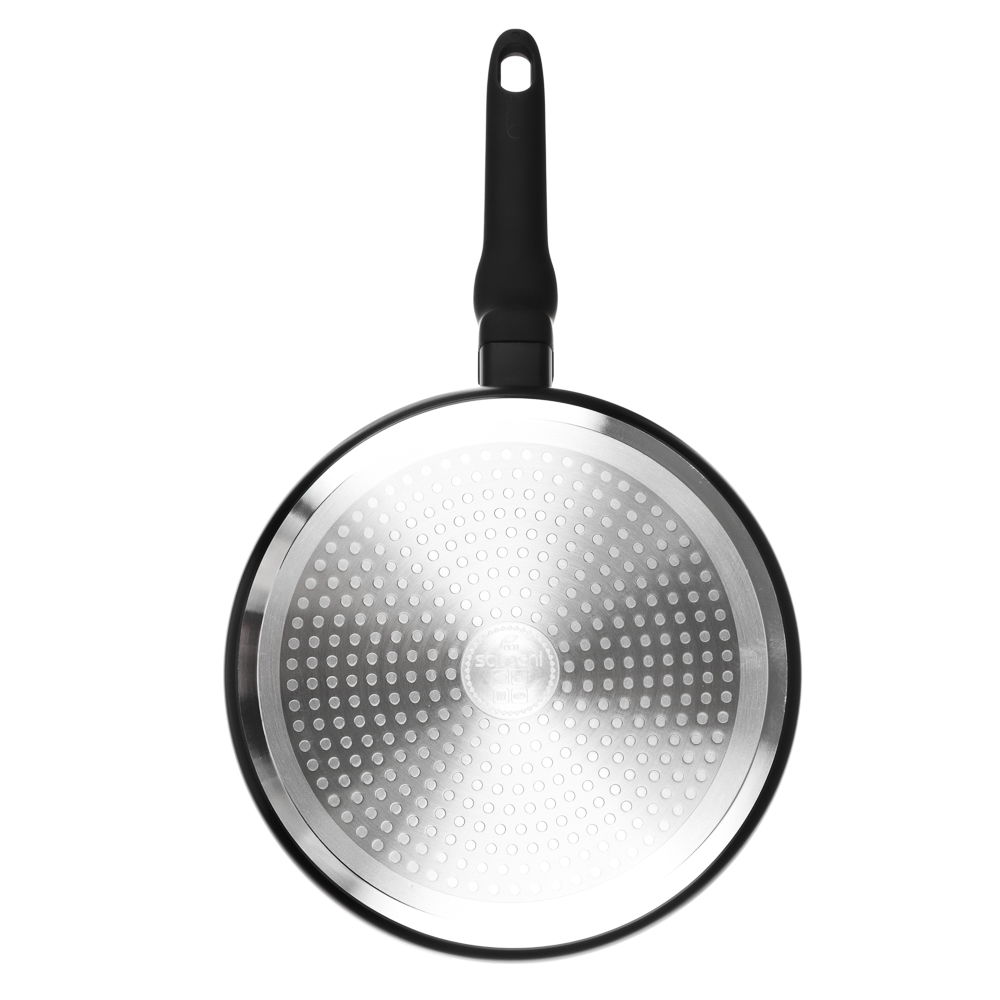 SATOSHI Стоун Сковорода литая глубокая d24см, антипригарное покрытие Мрамор, индукция, арт.№ 846-444