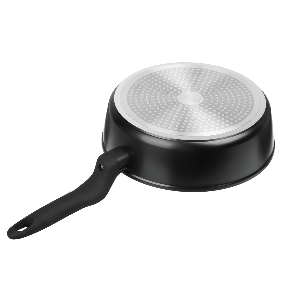 SATOSHI Стоун Сковорода литая глубокая d24см, антипригарное покрытие Мрамор, индукция, арт.№ 846-444