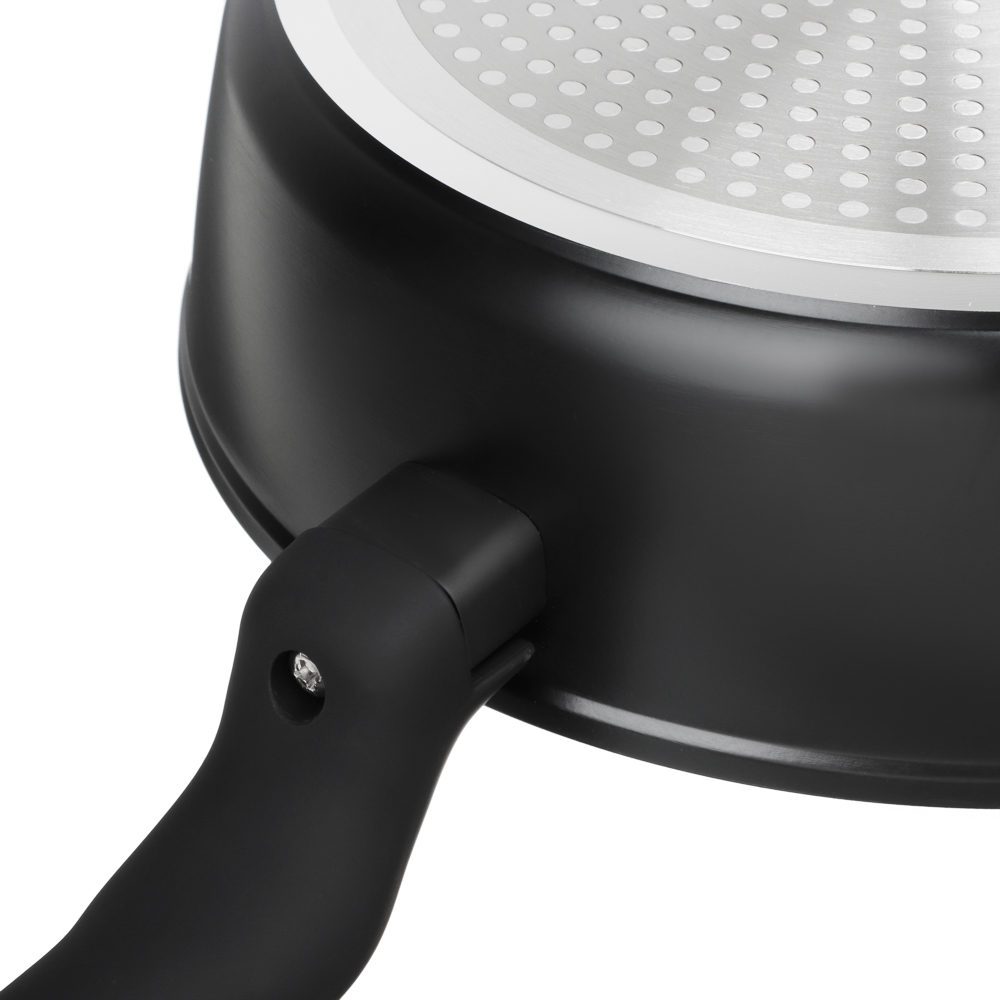 SATOSHI Стоун Сковорода литая глубокая d24см, антипригарное покрытие Мрамор, индукция, арт.№ 846-444