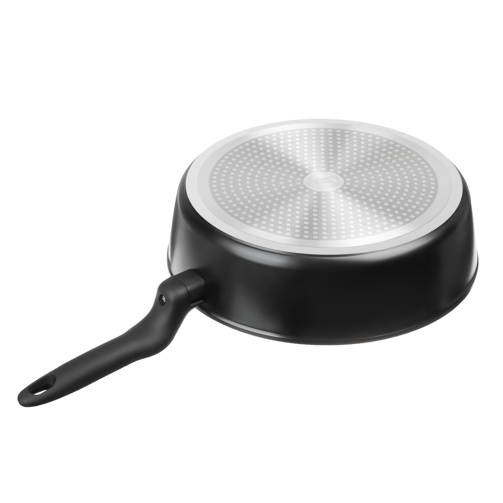 SATOSHI Стоун Сковорода литая глубокая d28см, антипригарное покрытие Мрамор, индукция, арт.№ 846-445