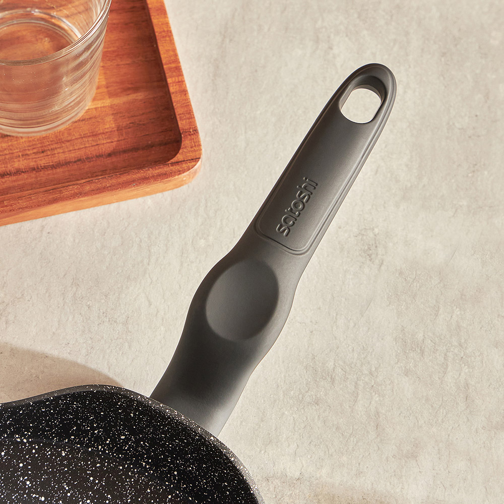 SATOSHI Стоун Сковорода литая блинная d24см, антипригарное покрытие Мрамор, индукция, арт.№ 846-446