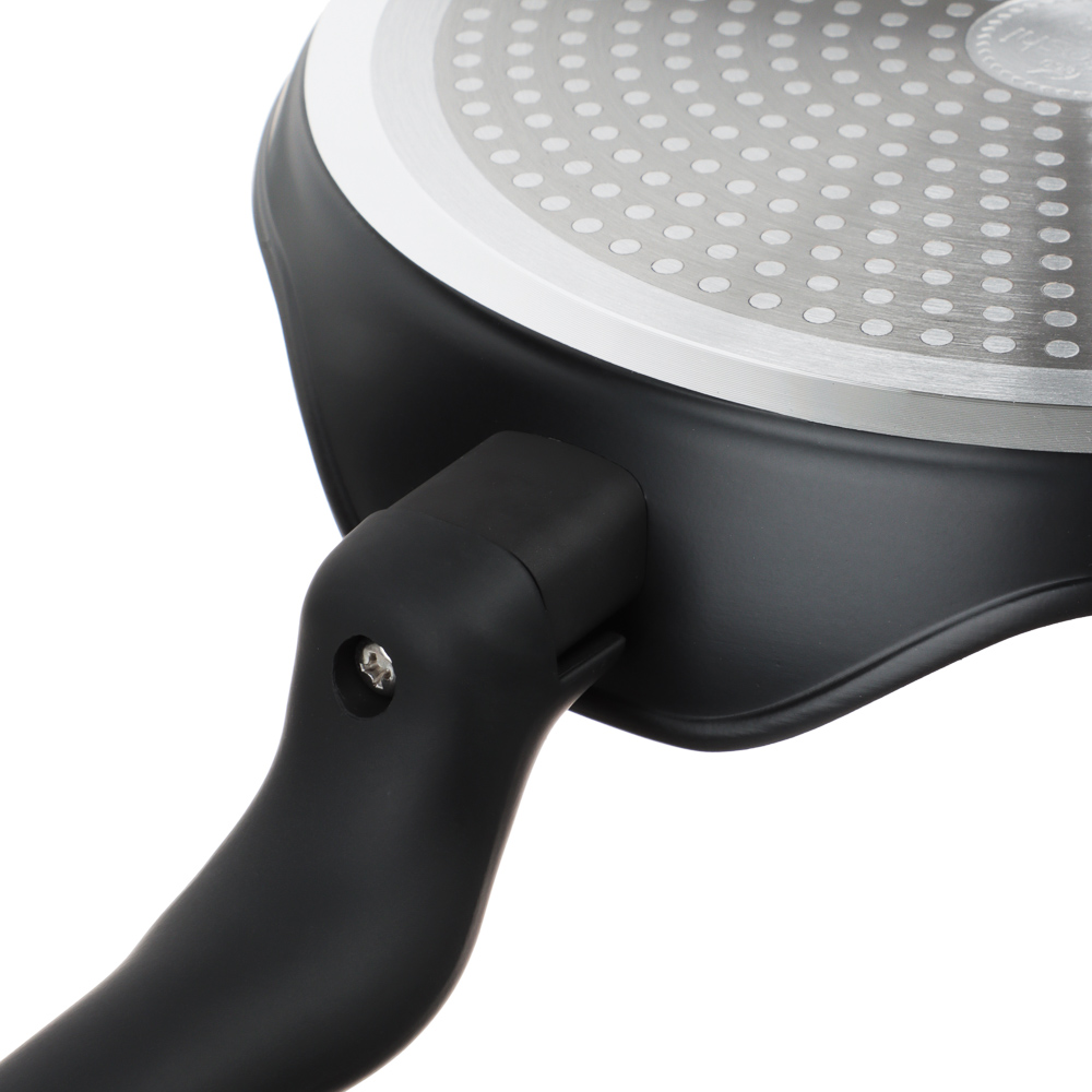 SATOSHI Стоун Сковорода литая блинная d24см, антипригарное покрытие Мрамор, индукция, арт.№ 846-446