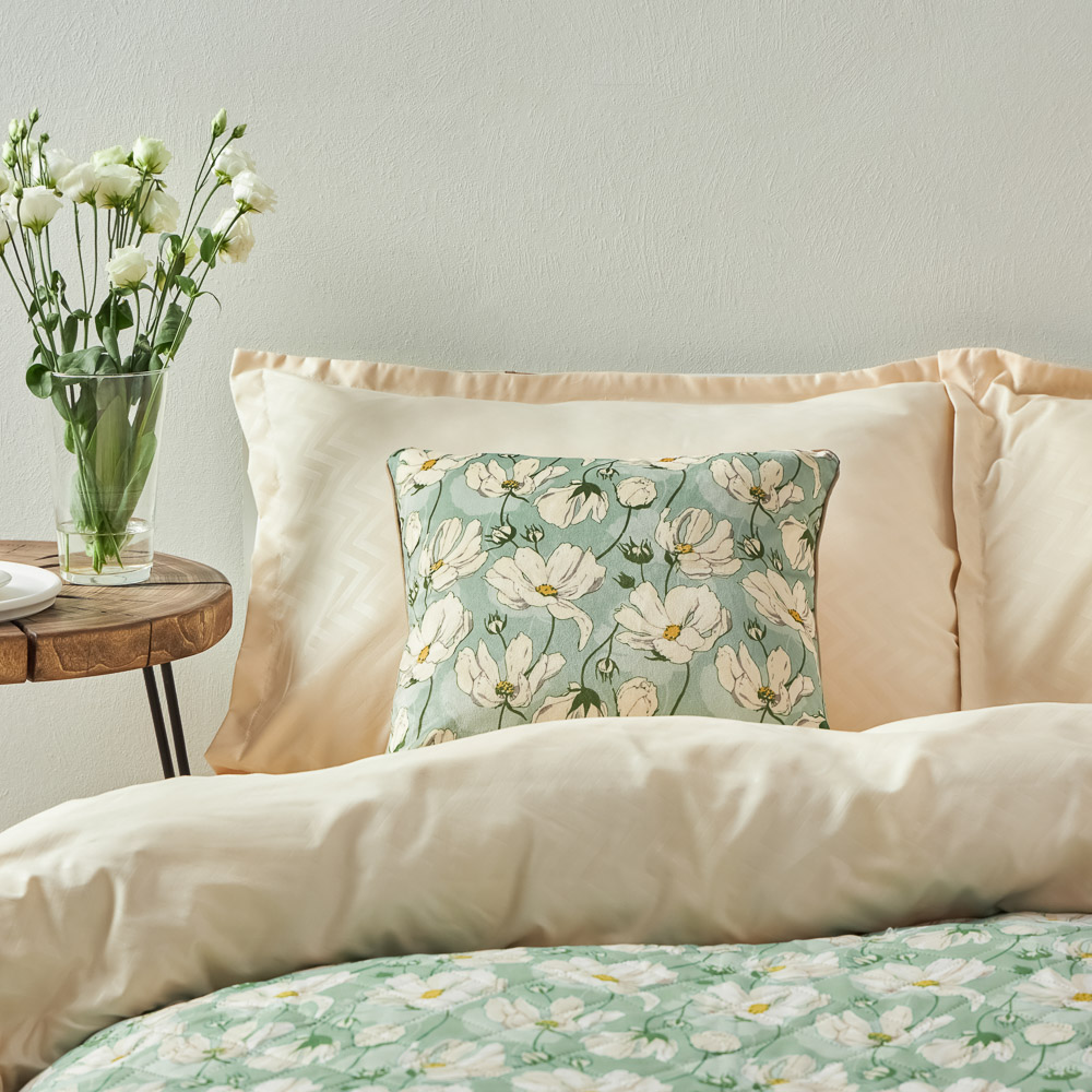 PROVANCE Дейзи Чехол для подушки велюр, 40х40см, 100% полиэстер, 3 цвета, арт.№ 488-153