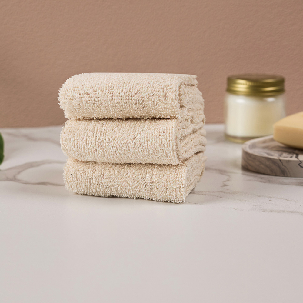 PROVANCE Дейзи Салфетки для уборки в наборе 3шт., 100% хлопок, 30х30см, подарочная упаковка, 2 цвета, арт.№ 488-155