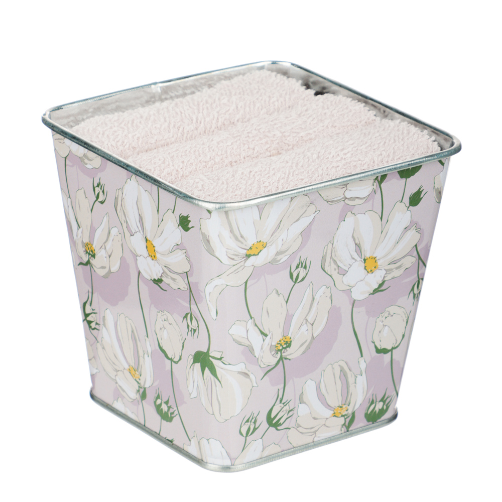 PROVANCE Дейзи Салфетки для уборки в наборе 3шт., 100% хлопок, 30х30см, подарочная упаковка, 2 цвета, арт.№ 488-155