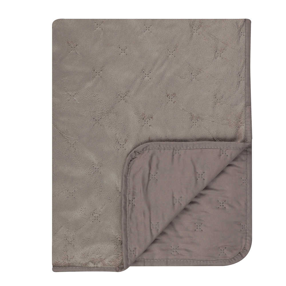 BY COLLECTION Дейзи Покрывало велюр однотонное 200х220см, 100% полиэстер, 2 цвета, арт.№ 488-158